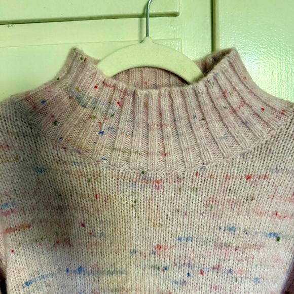 Club Monaco Ocalla Pink Knit Bell Sleeve Sweater Alpaca Wool Blend Size Small - Picture 8 of 13